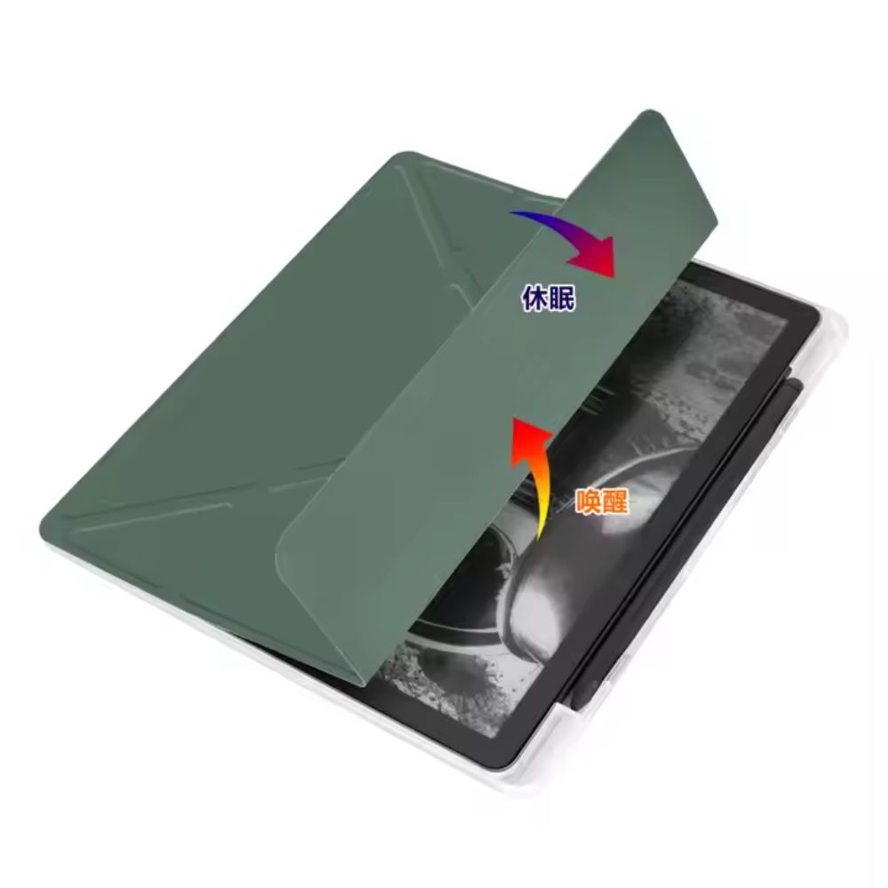 حافظة ذكية أوريغامية مع غطاء شفاف لجهاز Kindle Scribe 10.2 - الصورة 2