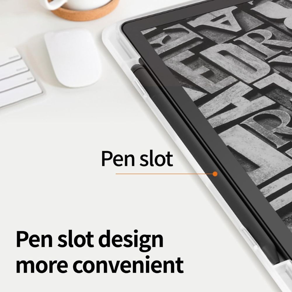 حافظة ذكية أوريغامية مع غطاء شفاف لجهاز Kindle Scribe 10.2 - الصورة 4