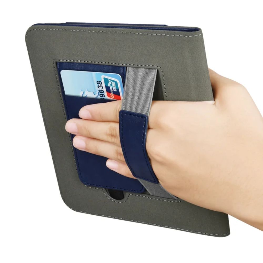 حافظة جلد مزوده بماسك يد وستاند لجهاز Kobo Libra - الصورة 5