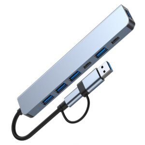 موزّع USB-C متعدد المنافذ 7 في 2